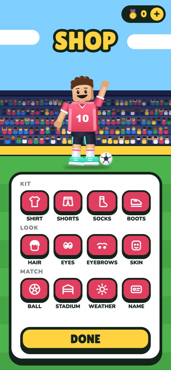 The shop: kit, look and match options